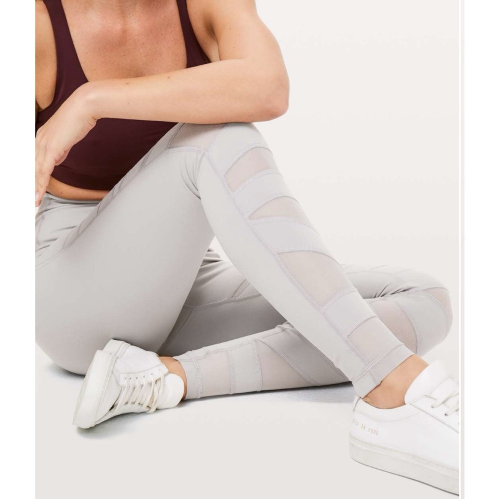 Lululemon Wunder Under Pant (High-Rise)*Tech Mesh 28” 4 - Picture 5 of 8